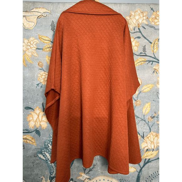 Free People Off Duty Quilted Poncho $168 - Picture 6 of 7